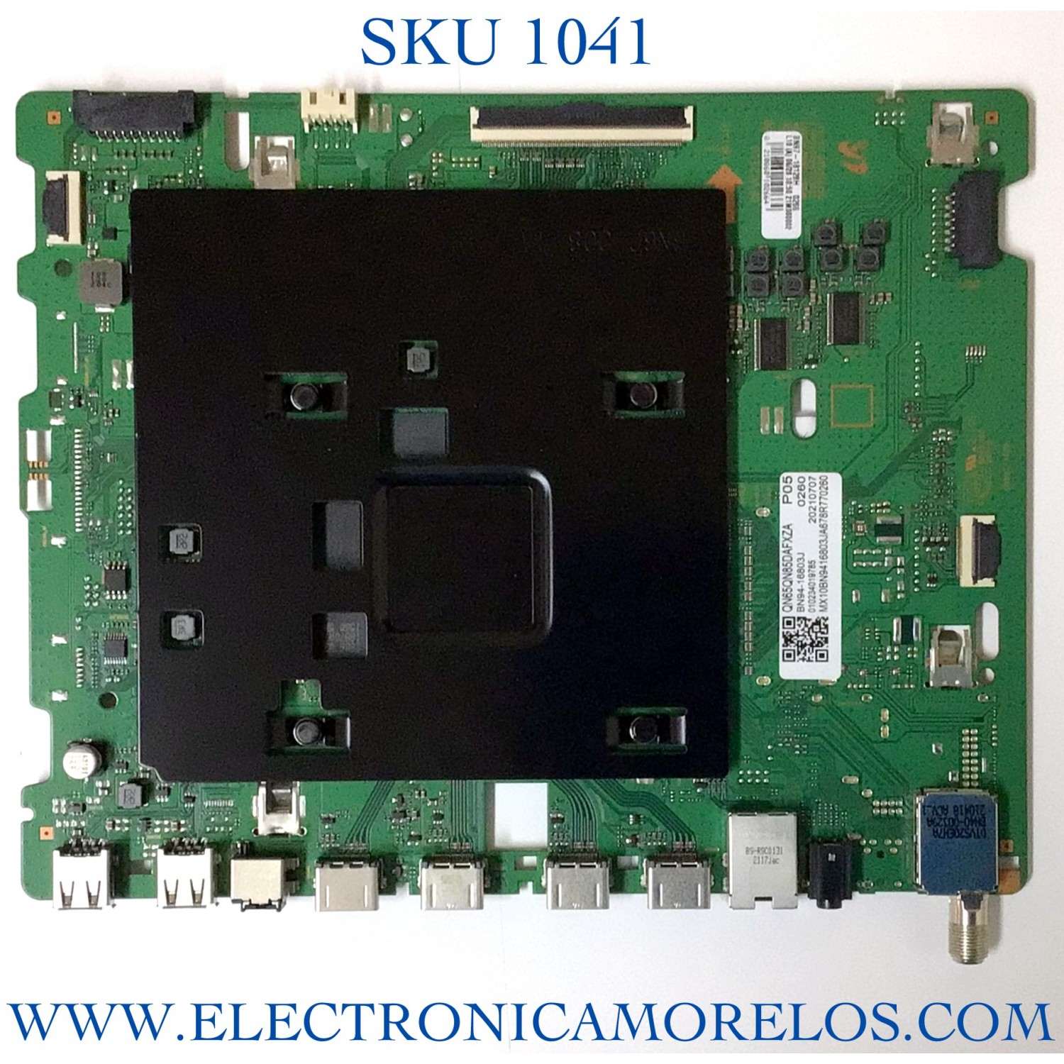 MAIN PARA TV SAMSUNG NEO QLED 4K·UHD·HDR  / NUEMRO DE PARTE BN94-16803J / BN41-02855A / BN97-18128H / BN9416803J / PANEL CY-TA065FMEV5H / CY-TB065RMHV5H / DISPLAY HV650QUB-S9A / MODELOS QN65QN85 / QN65QN85DAFXZA BF03 / QN65QN88 / QN65QN88AAFXZC